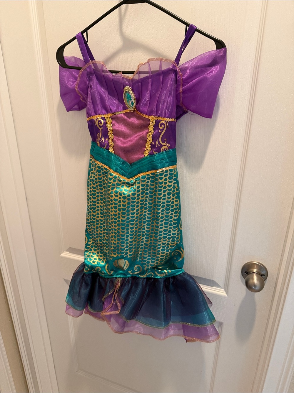 Disny little mermaid, Ariel Purple & Teal Mermaid Kids Costume
